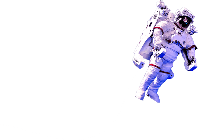 Spationaute dans l'espace
