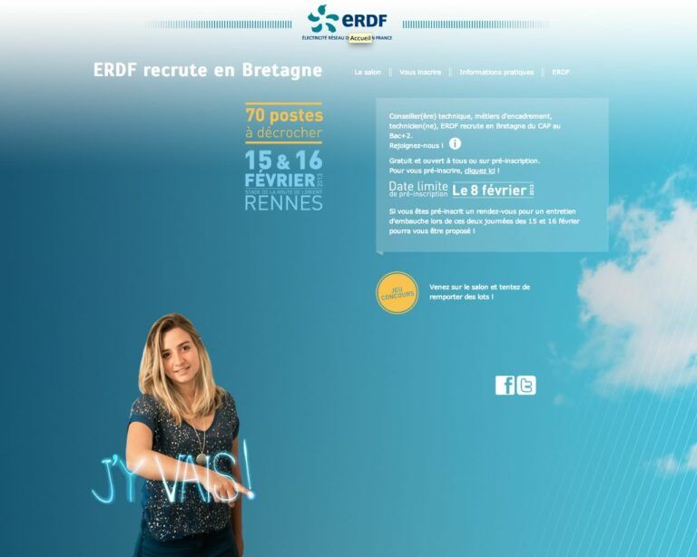 Site internet ERDF