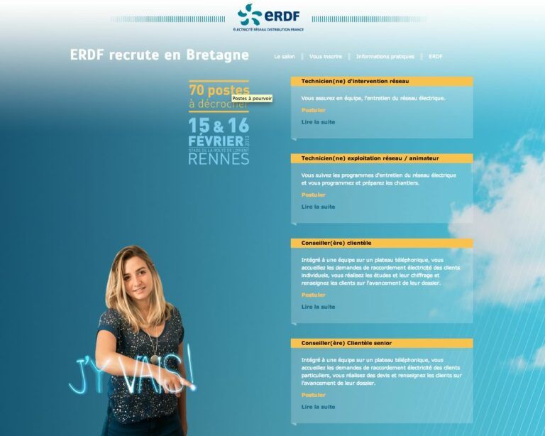Site web ERDF