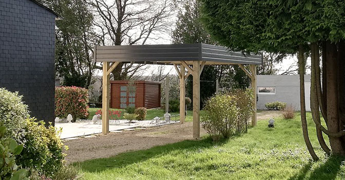 Carport et abri de jardin