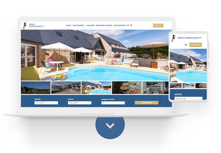 Site internet pour hôtel Morbihan