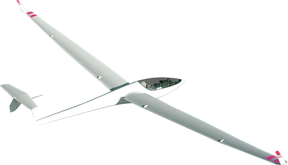 Planeur blanc