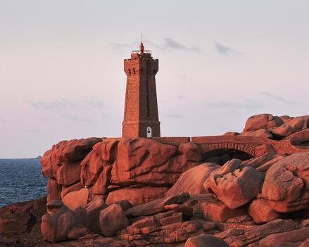 Phare breton à Perros-Guirec