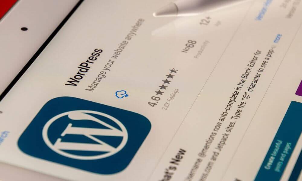 fiche technique wordpress